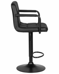 Стул барный DOBRIN KRUGER ARM BLACK (черный)