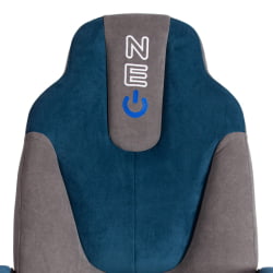 Кресло NEO 2 (22) флок Серый/синий 29/32