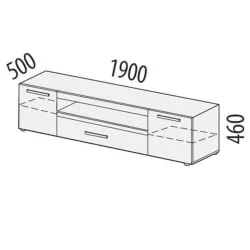 ТВ тумба Фреска 66.02