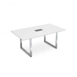 Стол переговорный GLOSS LINE НСП-О.938 Белый Премиум