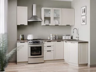 Тумба кухонная окончание 350 Джамис ЛД 296.220.000.097 Белый Кашмир