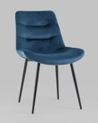 Стул Остин велюр Пыльно-синий