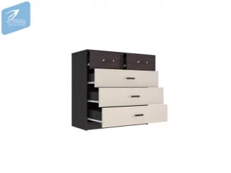 Комод Вега К-04 Венге/Дуб молочный