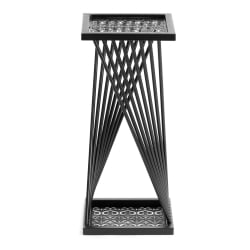 Стол Osteria/Остерия металл, черный, 25,5х25,5х59 см