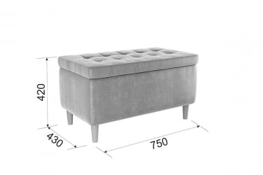 Пуф Чарли 2 PM-004.2 янтарь (велюр)