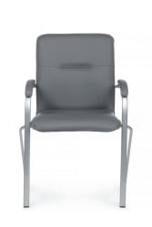 Офисный стул Самба с мягкими подлокотниками SMB-01 Серый