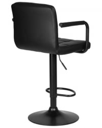 Стул барный ДОБРИН КРУГЕР АРМ БЛАCК (черный) 2 шт / DOBRIN KRUGER ARM BLACK