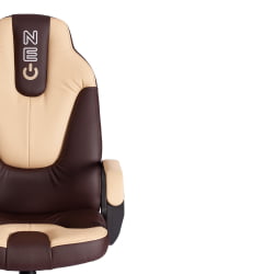 Кресло NEO 2 (22) экокожа Коричневый/бежевый 36-36/36-34