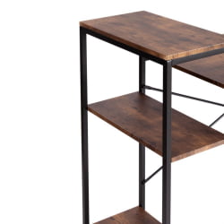 Письменный стол с полками WD-15 burnt