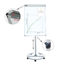 Доска-флипчарт магнитно-маркерная BRAUBERG передвижная 70х100 см