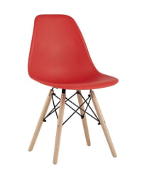Стул Еамес Стиле ДСВ красный (разборный каркас) / Eames Style DSW
