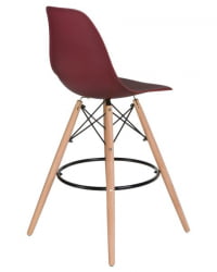 Стул барный DOBRIN DSW BAR (ножки светлый бук, цвет сливовый (R-13)) 2 шт