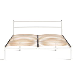 Кровать двуспальная Marco металл, 160*200см, белый