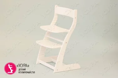 Детский стул из фанеры Усура Белый
