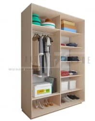 Шкаф-купе 2-х дверный Акцент-Сим ДЗ 1200х600  Ясень шимо светлый