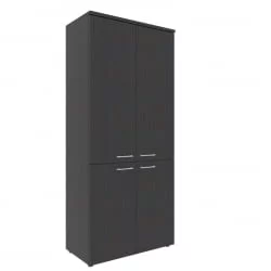 Шкаф с глухими средними и малыми дверьми XHCS 85.3 Легно Темный
