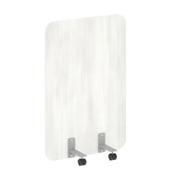 Перегородка на металлических опорах, на роликах R-line  DP.R-80-120 Снежная Патина