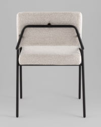 Стул Теллинг шенилл серо-бежевый