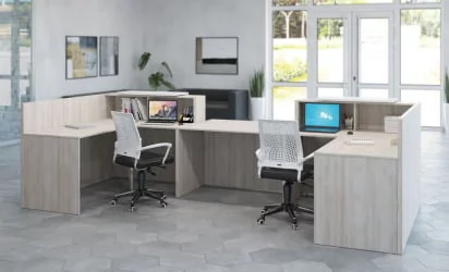 Элемент ресепшн боковой правый SAL31092102 Светлый дуб