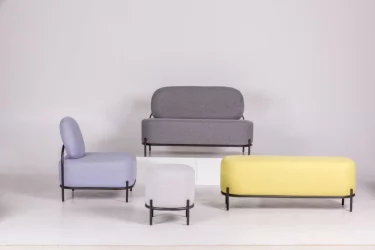 Пуф малый Гаваии Тем серый / Gawaii