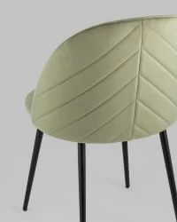 Стул Фолио велюр Пыльно-оливковый