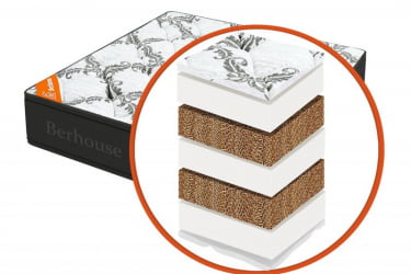 Матрас Imperial Suite холкон-кокос Gray Night (Berhouse) Размер: 1800х2000 мм 