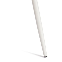 Дизайнерский стул CHILLY (mod. 7094-1) вельвет/металл, 44,5х52,5х86 см, pink (розовый) HLR39 / белый