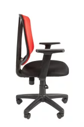 Кресло офисное CHAIRMAN 626 Черный Красная сетка