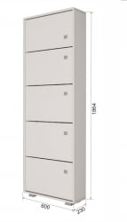 Тумба для обуви Пайн ПП 8 Дуб Ривьера Бетон Пайн