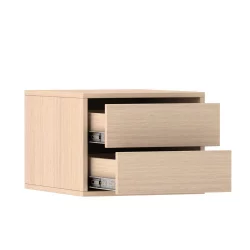 Блок ящиков для шкафа 1600x600 и 2400x600 Ящ-77 ДМ Дуб молочный