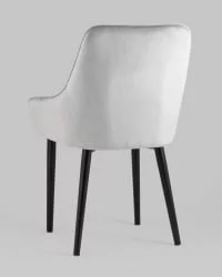 Стул Джоан велюр Светло-серый