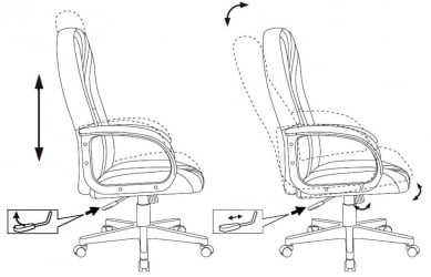Кресло руководителя Бюрократ T-898/407-GREEN Зеленый 38-407