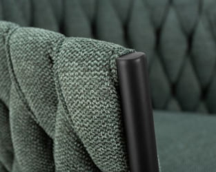 Стул барный DOBRIN LEON (зеленая ткань (LAR 275-23)) 2 шт