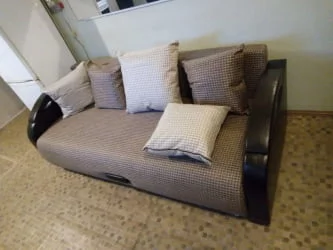 Диван прямой Юпитер БД Ратибор темный