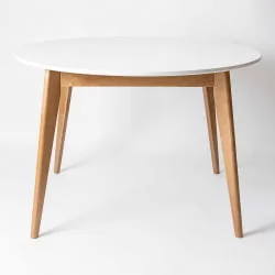 Стол обеденный Орион 100x100 Эмаль белая