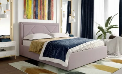 Кровать с подъемным механизмом Сиеста 1400 ПМ Альба розовый