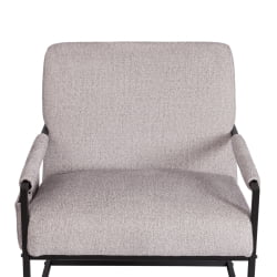 Кресло Charli LUX/Чарли Люкс велюр/букле, VT shape silver, 70х80х82 см