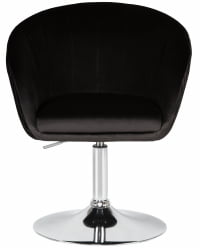 Кресло дизайнерское DOBRIN EDISON (черный велюр (1922-21))