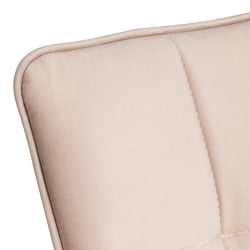 Металлический стул Bari LT, велюр, бежевый/черный, 7, 41х55х89 см