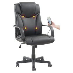 Кресло с массажным модулем БРАБИКС Релакс МС-001 Черный / BRABIX Relax MS-001