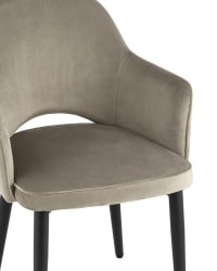 Стул Венера NEW велюр шампань