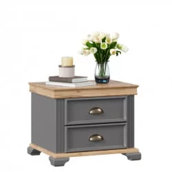 Тумба прикроватная Амели ЛД 642.390.000 Оникс серый