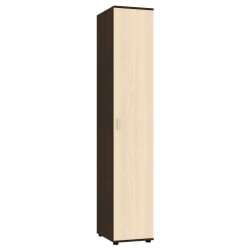 Шкаф распашный Алиса (H2) 2230х400х540 ручка скоба 96мм (Венге-ДМ)