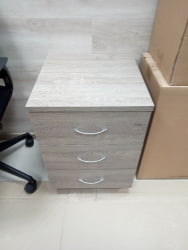 Тумба подкатная с 3-мя ящиками Twin 14.10.10 Дуб Верцаска