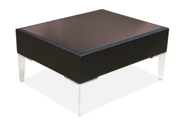 Стол журнальный Сиеста со стеклом