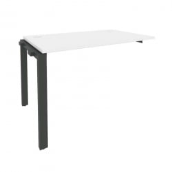 Наборный элемент рабочей станции на П-образном м/к ОНИКС О.МП-1.НРС-2.7 Белый Бриллиант/Антрацит / ONIX O.MP-1.NRS-2.7