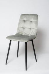 Дизайнерский стул OKC 1225 серый вельвет G-062-39