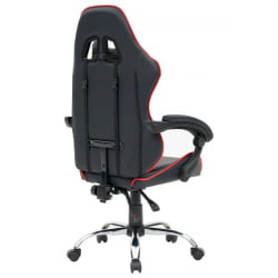 Кресло компьютерное CROMEX (КРОМЕКС) Joker GM-125 экокожа черное/красное