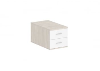 Подвесная тумба с 2 ящиками Sigma SG.538.OL.WH Дуб светлый Белый