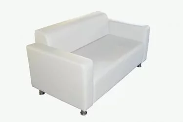 Диван с металлическими ножками Блэк 2000 Остин Уайт